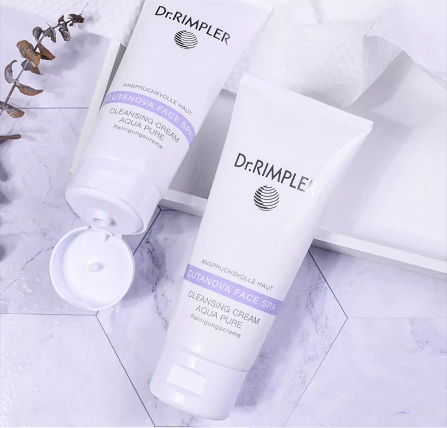 DR.RIMPLER Utanova Face Spa Cleansing Cream Aqua Pure - myernk