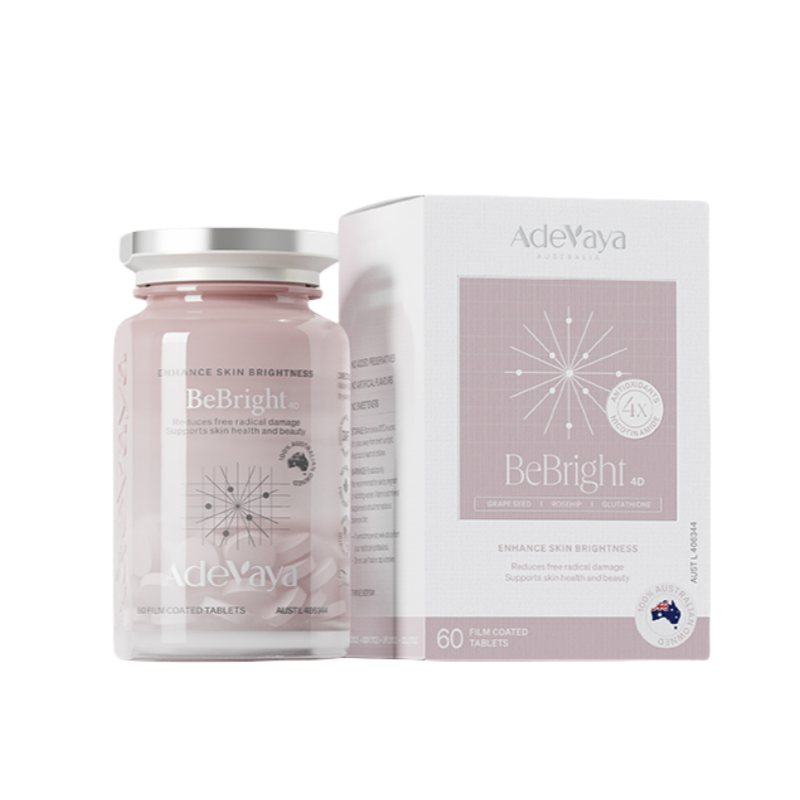 ADEVAYA BeBright 4D Enhance Skin Brightness 60 Capsules - myernk