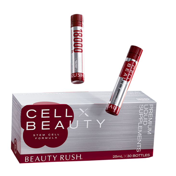 BEAUTY RUSH X Stem Cell Formula Permium Liquid Supplement - 25mL * 30 Bottles - myernk