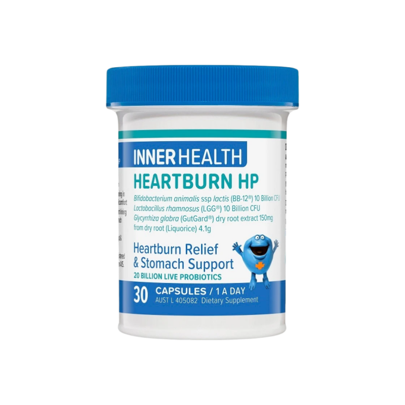 INNER HEALTH Heartburn HP 30 Capsules - myernk