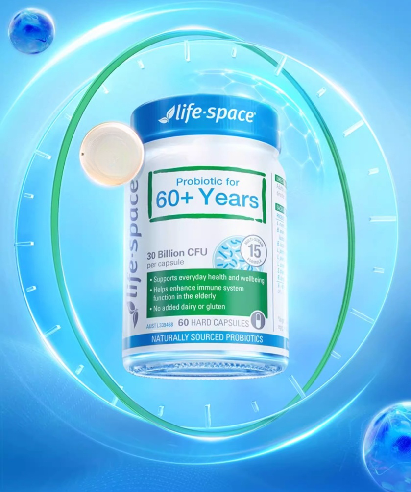 LIFESPACE Probiotic for 60+ Years 60 Capsules - myernk