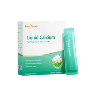 FLORA'S SECRET Liquid Calcium Plus Magnesium, Zinc, D3&K2 - myernk