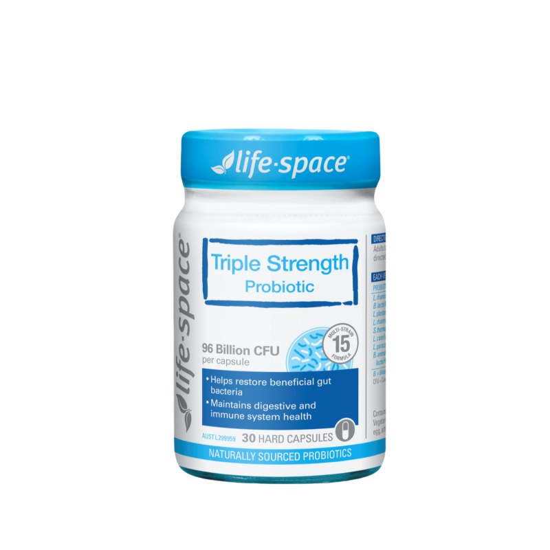 LIFESPACE Triple Strength Probiotic 96 Billion 30 Capsules - myernk