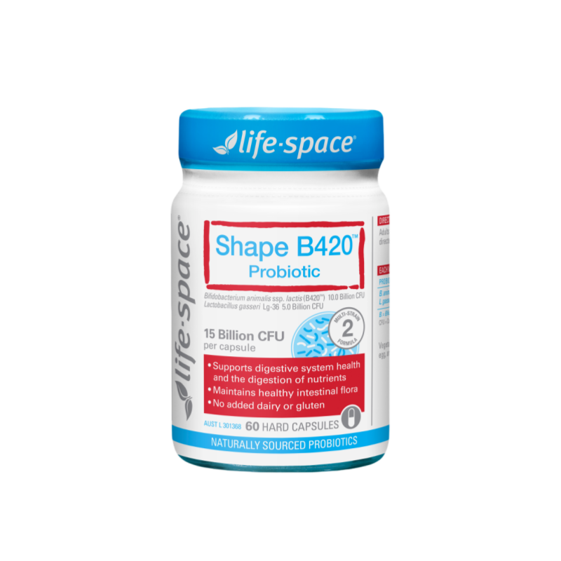LIFESPACE Shape B420™ Probiotic 60 Capsules - myernk