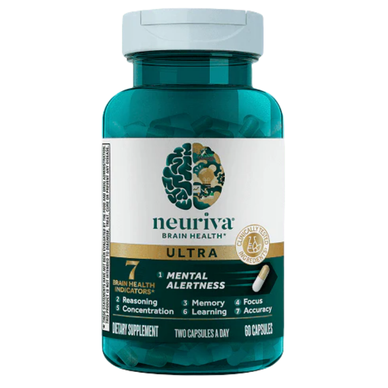 NEURIVA Ultra Brain Health Supplement | Clinically Tested Cognitive Support - myernk