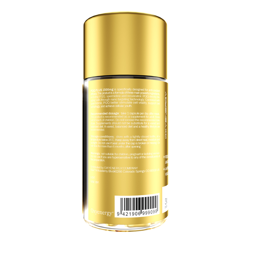 OXYENERGY PQQ Plus 1500mg Capsules - myernk