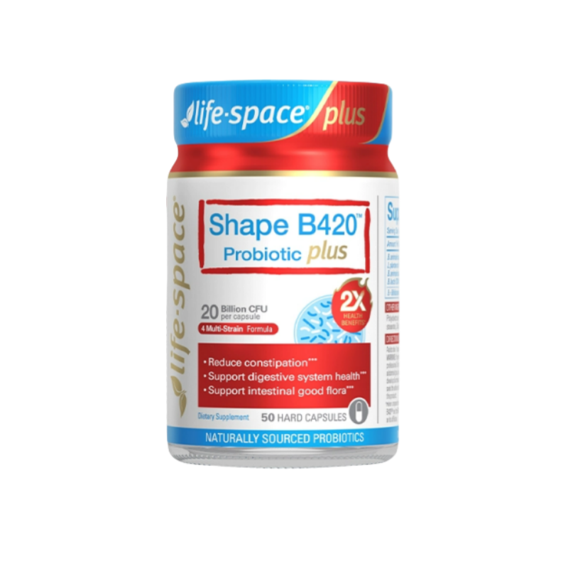 LIFESPACE Shape B420™ Probiotic PLUS 50 Capsules - myernk