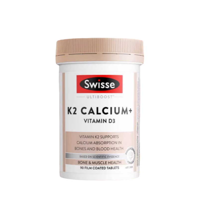 SWISSE Ultiboost K2 Calcium + D3 90 Tablets - myernk