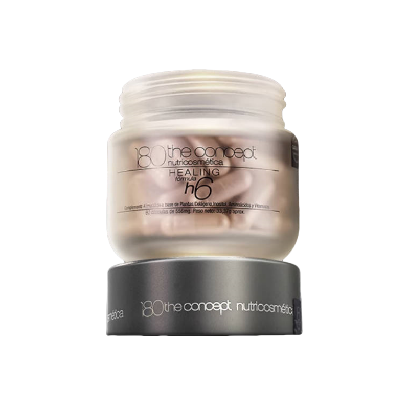 180 THE CONCEPT Nutricosmetica Healing Formula H6 2.0 60 Capsules - myernk
