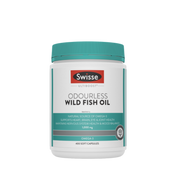 SWISSE Ultiboost Odourless High Strength Wild Fish Oil 400 Tablets - myernk