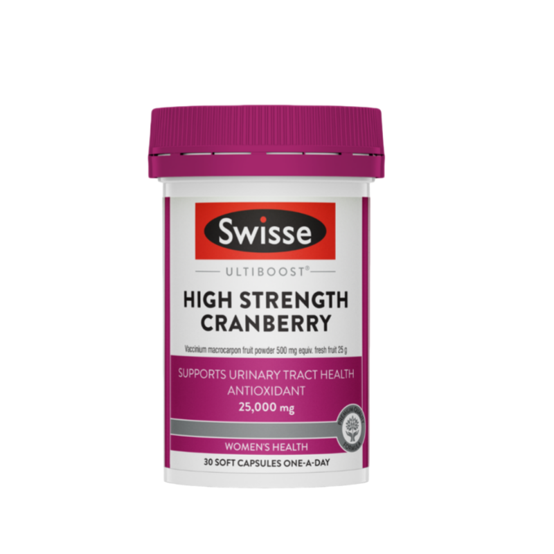 SWISSE Ultiboost High Strength Cranberry 30 Tablets - myernk