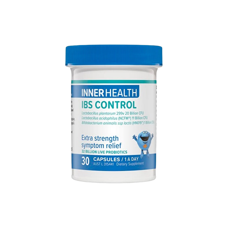INNER HEALTH IBS Control Extra Strength Symptom Relief 30 Capsules - myernk
