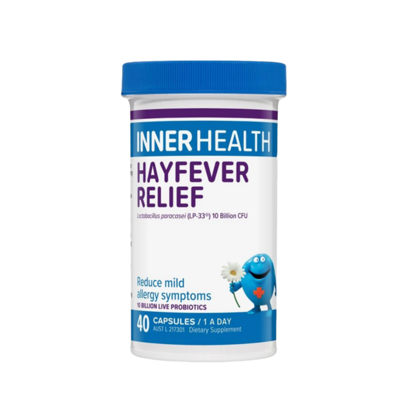 INNER HEALTH Hayfever Relief 40 Capsules - myernk