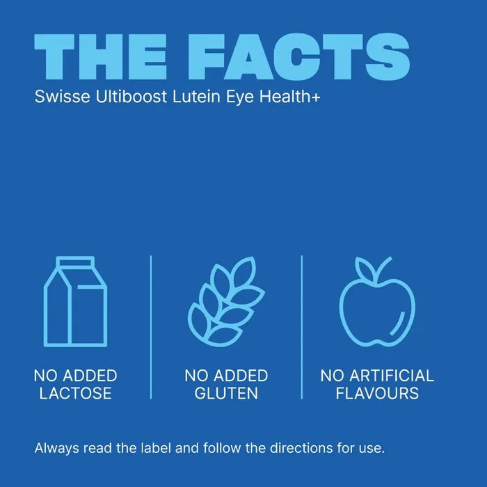 SWISSE Ultiboost Lutein Eye Health+ 60 Tablets - myernk