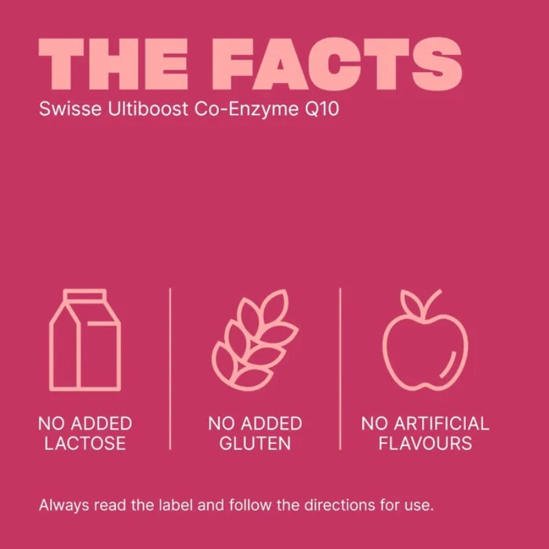 SWISSE Ultiboost Co-Enzyme Q10 50 Tablets - myernk