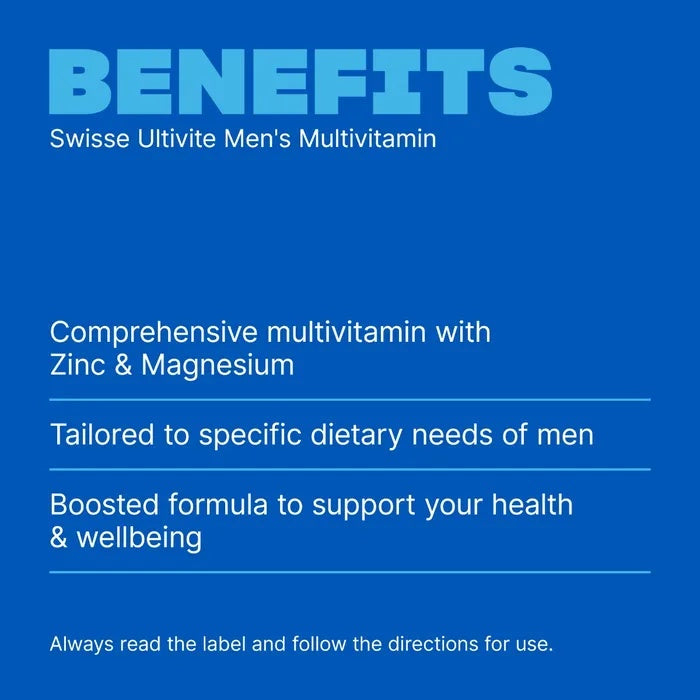 SWISSE Ultivite Men's Multivitamin 120 Tablets - myernk