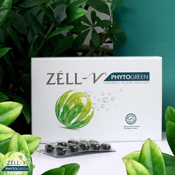 ZELL-V Phytogreen Blue Green Algae Cytokine (30 capsules) myernk