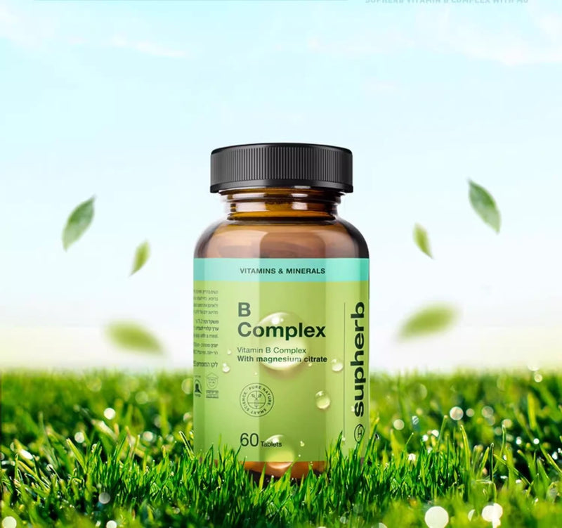 SUPHERB Vitamin B Complex With Magnesium Citrate - myernk