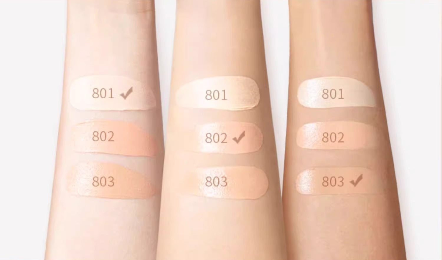 MAOGEPING Light and Clear Seamless Powder Cream 3.5g 803 - myernk