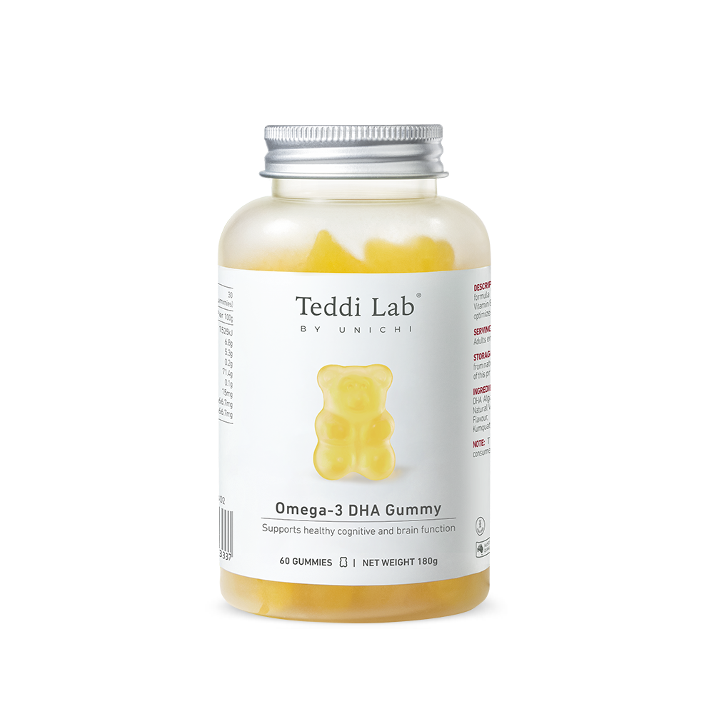 TEDDI LAB BY UNICHI Omega-3 DHA Gummy - 60 Gummies - myernk
