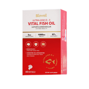 BIOWELL Ultra-High O-3 Vital Fish Oil Supports Cardiovascular System Health - myernk