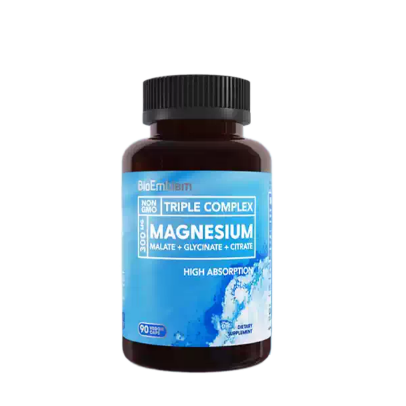 BioEmblem Triple Complex Magnesium 90 Veggie Caps - myernk