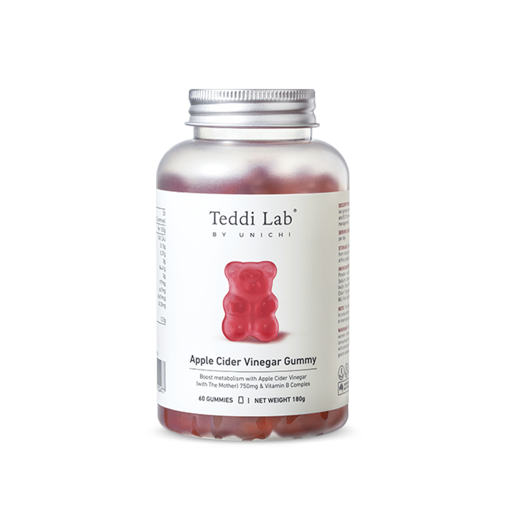 TEDDI LAB BY UNICHI Rose Collagen Gummy - 60 Gummies - myernk