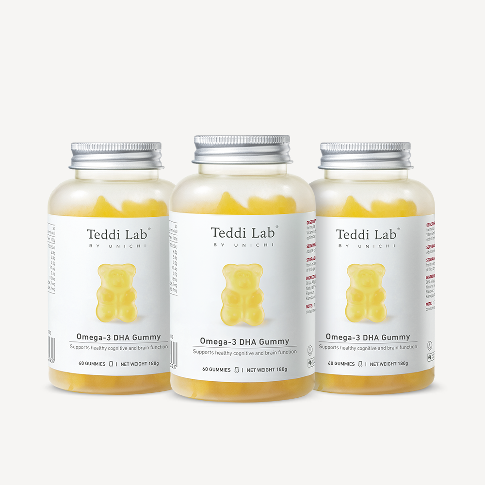 TEDDI LAB BY UNICHI Omega-3 DHA Gummy - 60 Gummies - myernk