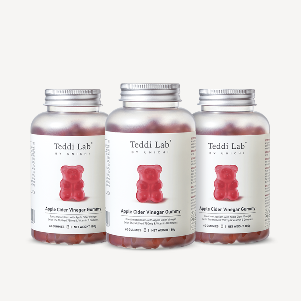 TEDDI LAB BY UNICHI Rose Collagen Gummy - 60 Gummies - myernk