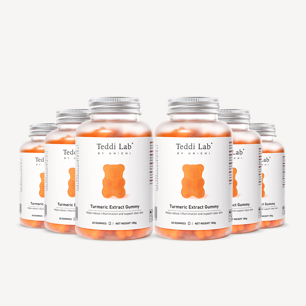 TEDDI LAB BY UNICHI Turmeric Extract Gummy - 60 Gummies - myernk