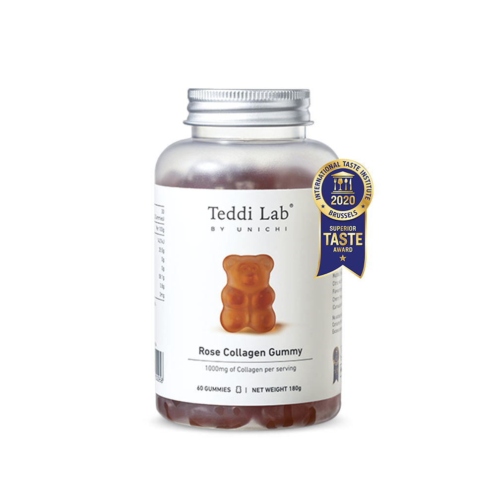 TEDDI LAB BY UNICHI Rose Collagen Gummy - 60 Gummies - myernk