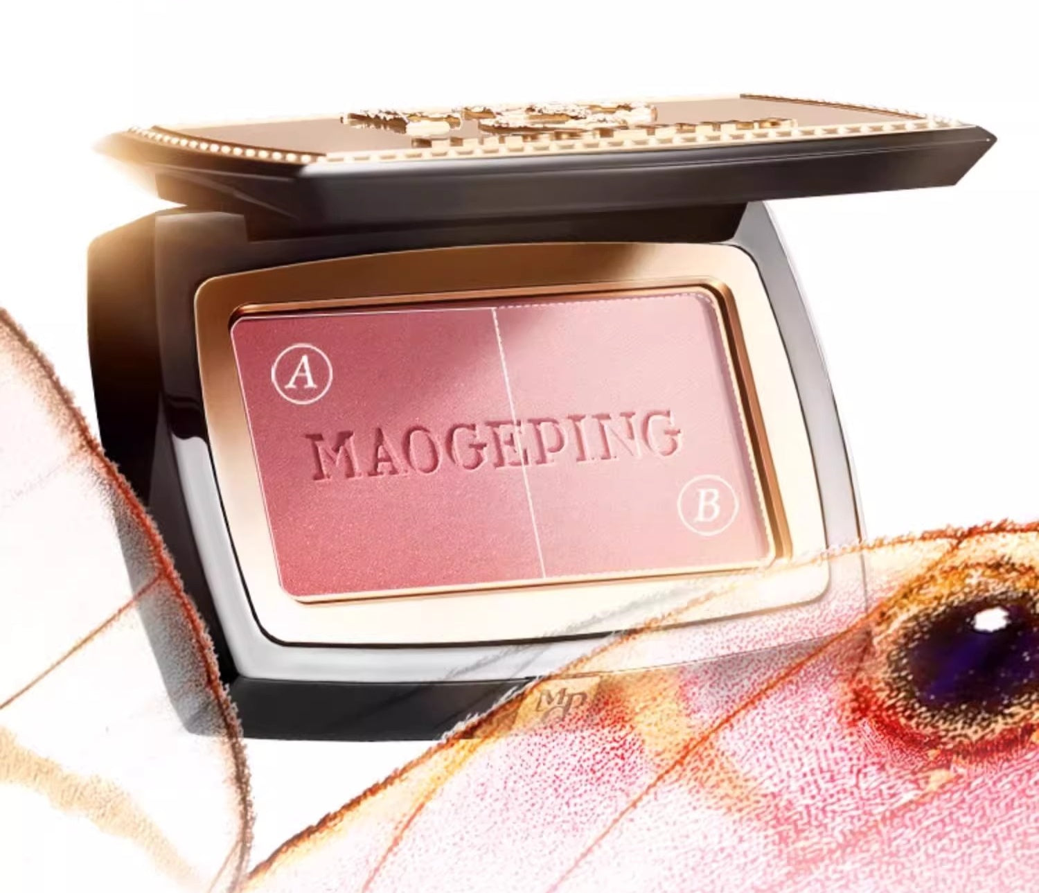 MAOGEPING Cloud Gauze Gradient Blush #801 First Love Girl Feeling 4g - myernk