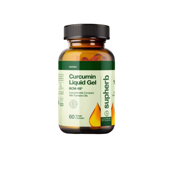 SUPHERB Curcumin Liquid Gel BCM-95 - myernk