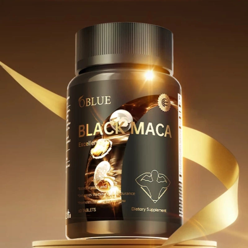 OBLUE Max High-Potency Black Maca & Oyster Energy Complex (60 Capsules)