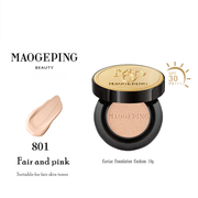 MAOGEPING Luxury Caviar Flawless Cushion Liquid Foundation 801 - myernk