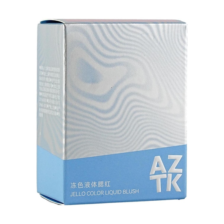 AZTK Jeello Color Liquid Blush, 0.16 fl.oz. #JC01 Sakura Milk Jelly - Natural Pink Flush for Fair to Light Skin - myernk