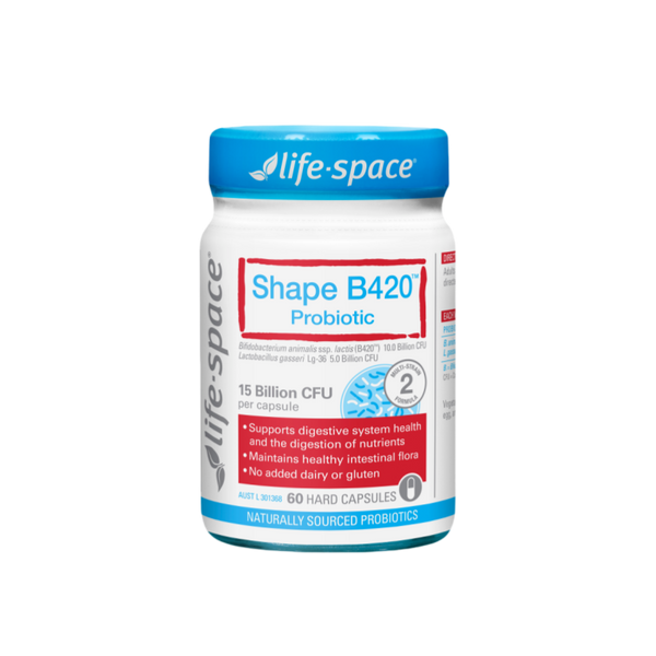 LIFESPACE Shape B420™ Probiotic 60 Capsules