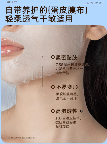 Rellet Hyaluronic Acid Extract Microemulsion Facial Mask 28g*5pcs - myernk