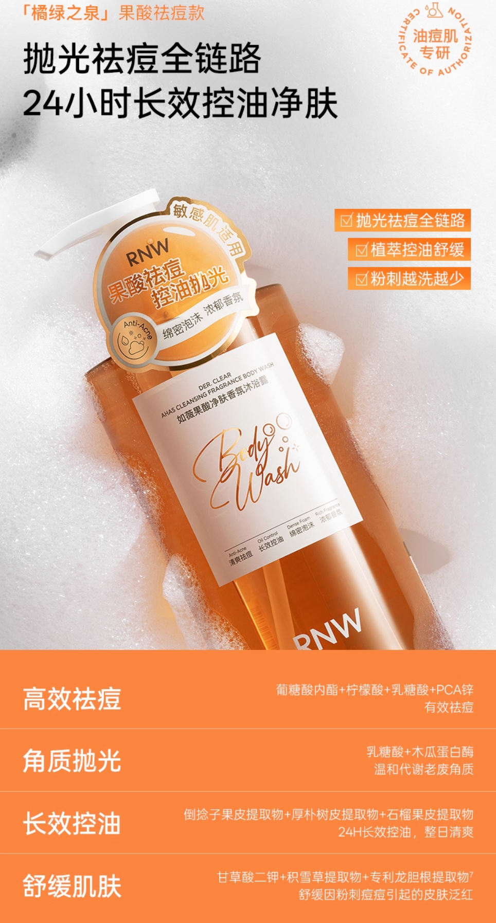 RNW Fragrance Body Wash 400ml - myernk