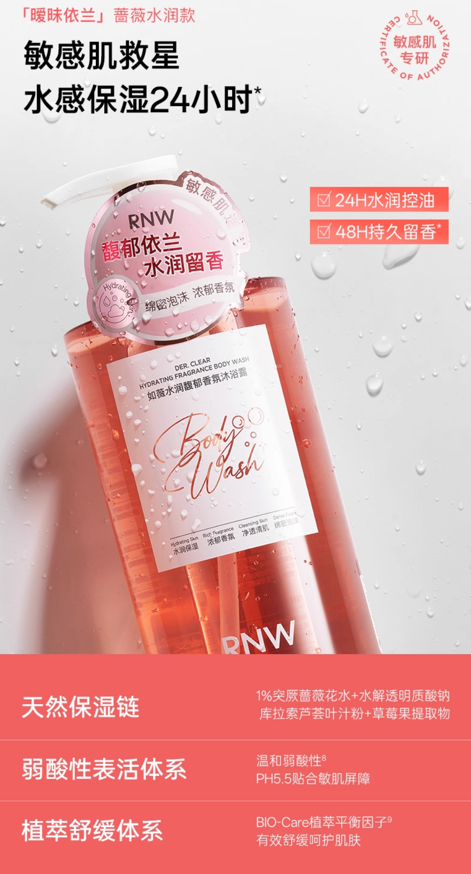 RNW Fragrance Body Wash 400ml - myernk