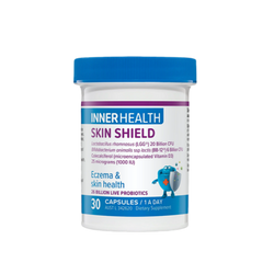 INNER HEALTH Skin Shield 26 Billion Live Probiotics 30 Capsules - myernk