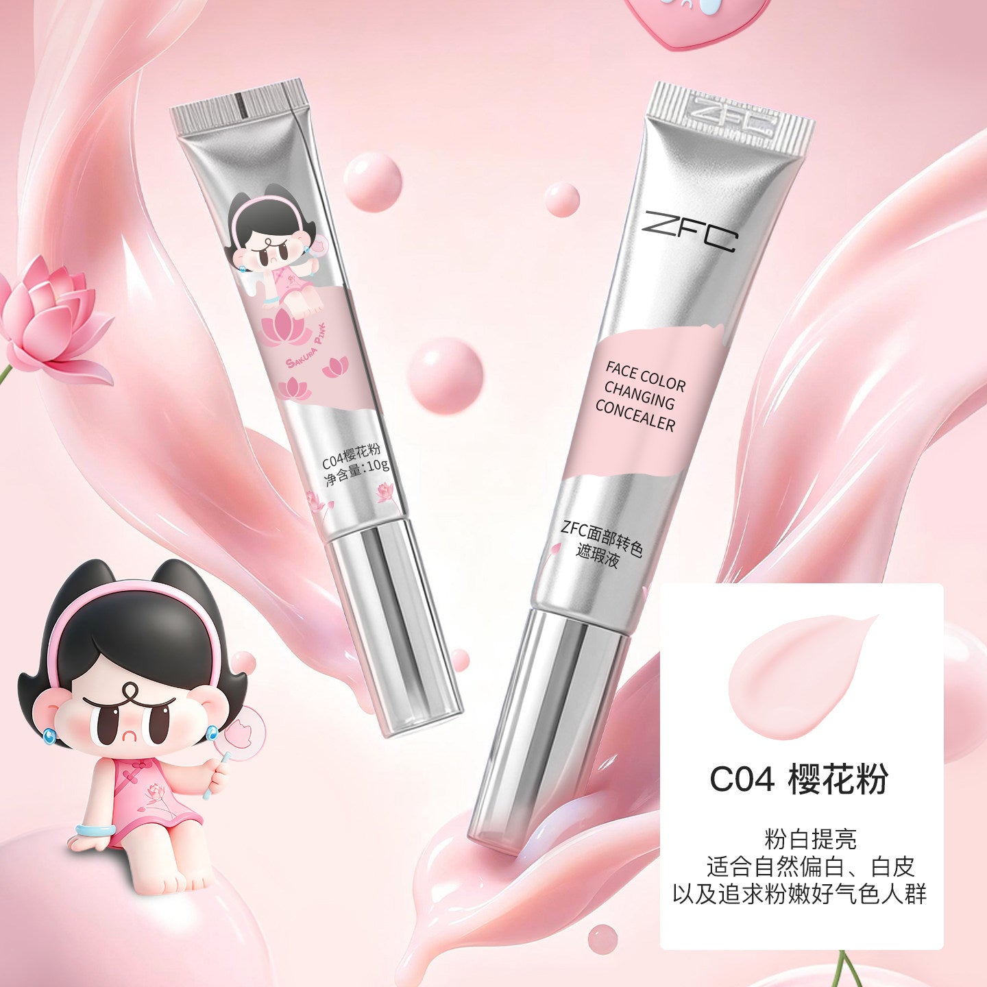 ZFC Professional Color Correcting Liquid (Angry Aimee Collaboration Edition)
