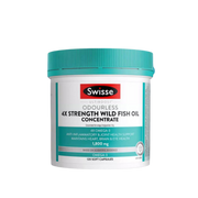 SWISSE Ultiboost Odourless 4 x Strength Wild Fish Oil Concentrate 120 Capsules - myernk