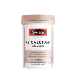 SWISSE Ultiboost K2 Calcium + D3 90 Tablets - myernk