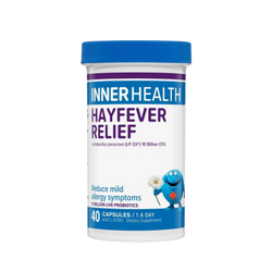 INNER HEALTH Hayfever Relief 40 Capsules - myernk