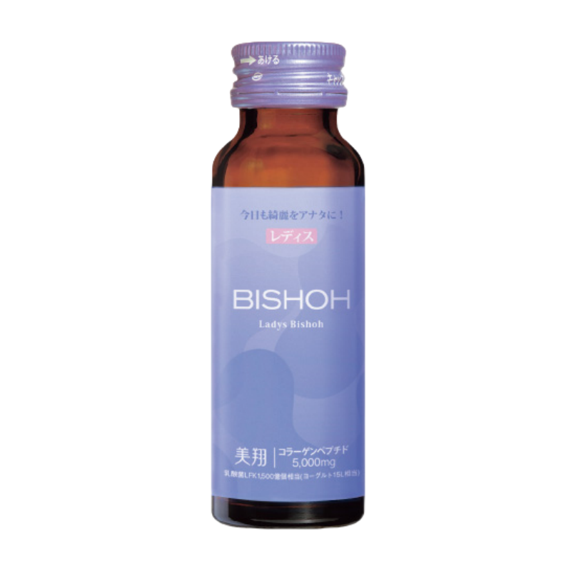 BISHOH Lady's Bishoh 5000mg Collagen & Lactic Acid Bacteria Drink 50ml * 10 Bottles - myernk