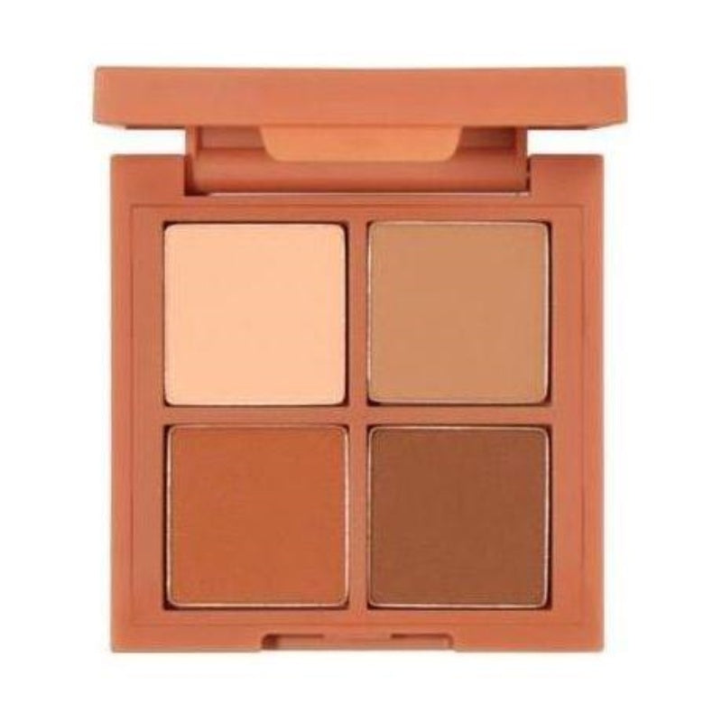 3CE Mini Multi Eye Color Palette 3.5g (#Brown Rum) | Warm Orange-Brown Shades for Depth &amp; Definition - myernk