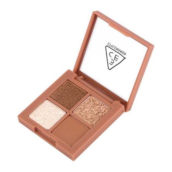 3CE Mini Multi Eye Color Palette #Casual Talk | Soft Brown Tones for Effortless Day-to-Night Looks - myernk