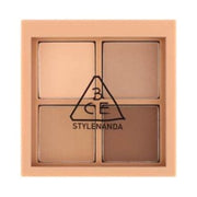 3CE Mini Multi Eye Color Palette C#Flat Call | Classic Matte Browns for Everyday Elegance - myernk