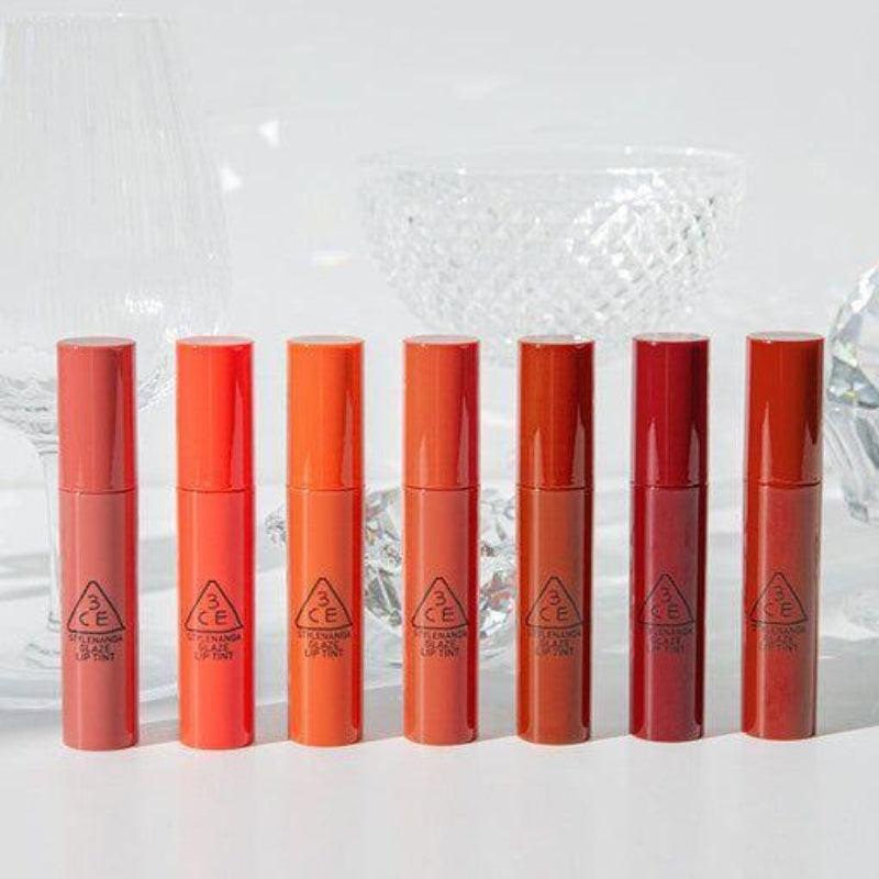3CE Glaze Lip Tint 5g | Dewy & Hydrating Lip Color - myernk